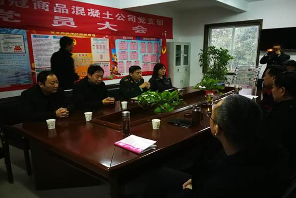 銅官區(qū)區(qū)委常委、人武部到商品混凝土公司開展專項(xiàng)督導(dǎo)工作